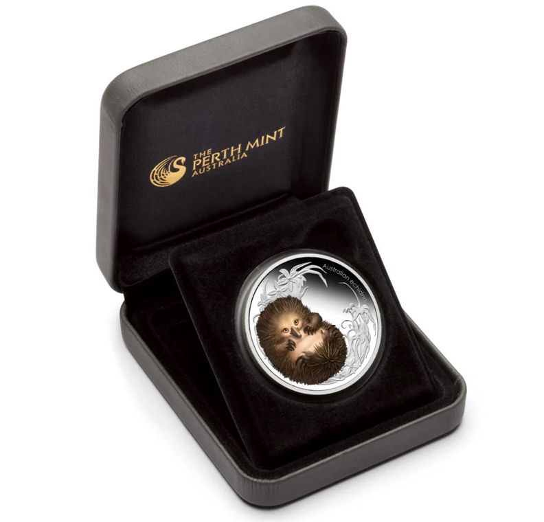 2013 Australian Bush Babies II – Echidna 50c ½oz Silver Proof Coin