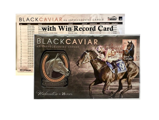 2013 BLACK CAVIAR - Aussie Legend Unprecedented Career MEDALLION COVER