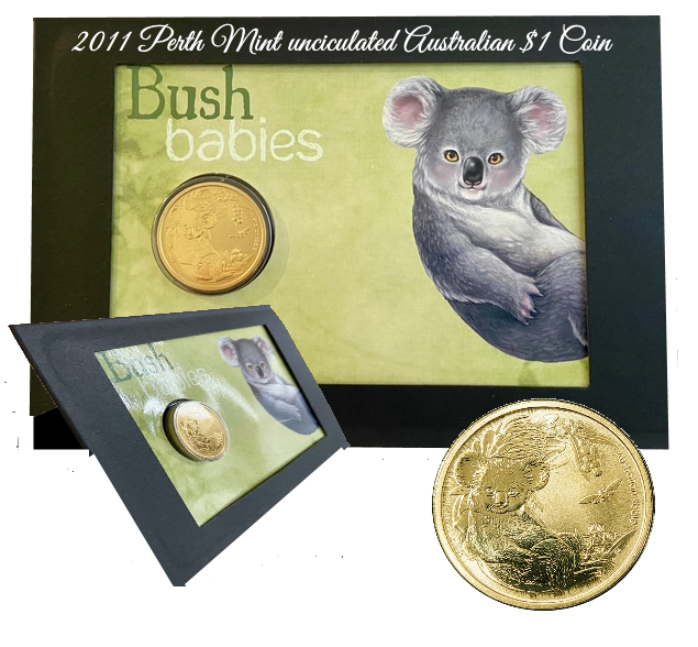 2011 Bush Babies Koala Perth Mint Australian Heritage $1 Coin