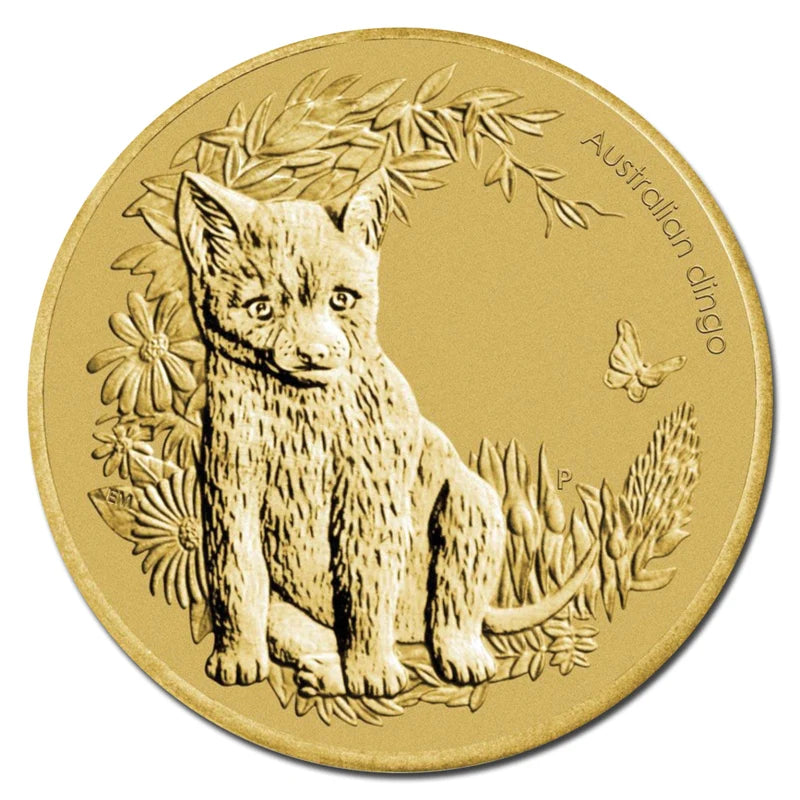 Australian Heritage Gift Perth Mint 2011 Baby Dingo 2011 Uncirculated $1 Coin