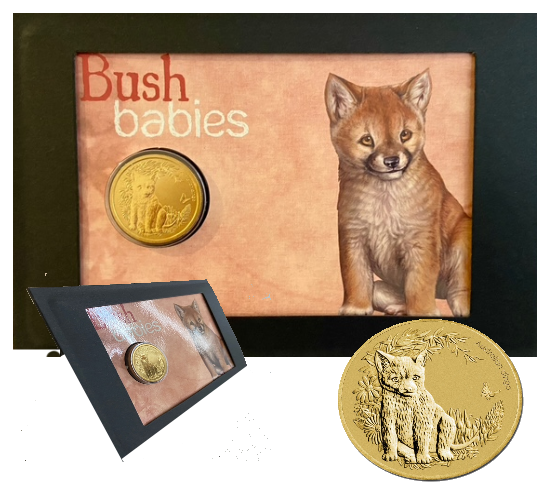 Australian Heritage Gift Perth Mint 2011 Baby Dingo 2011 Uncirculated $1 Coin