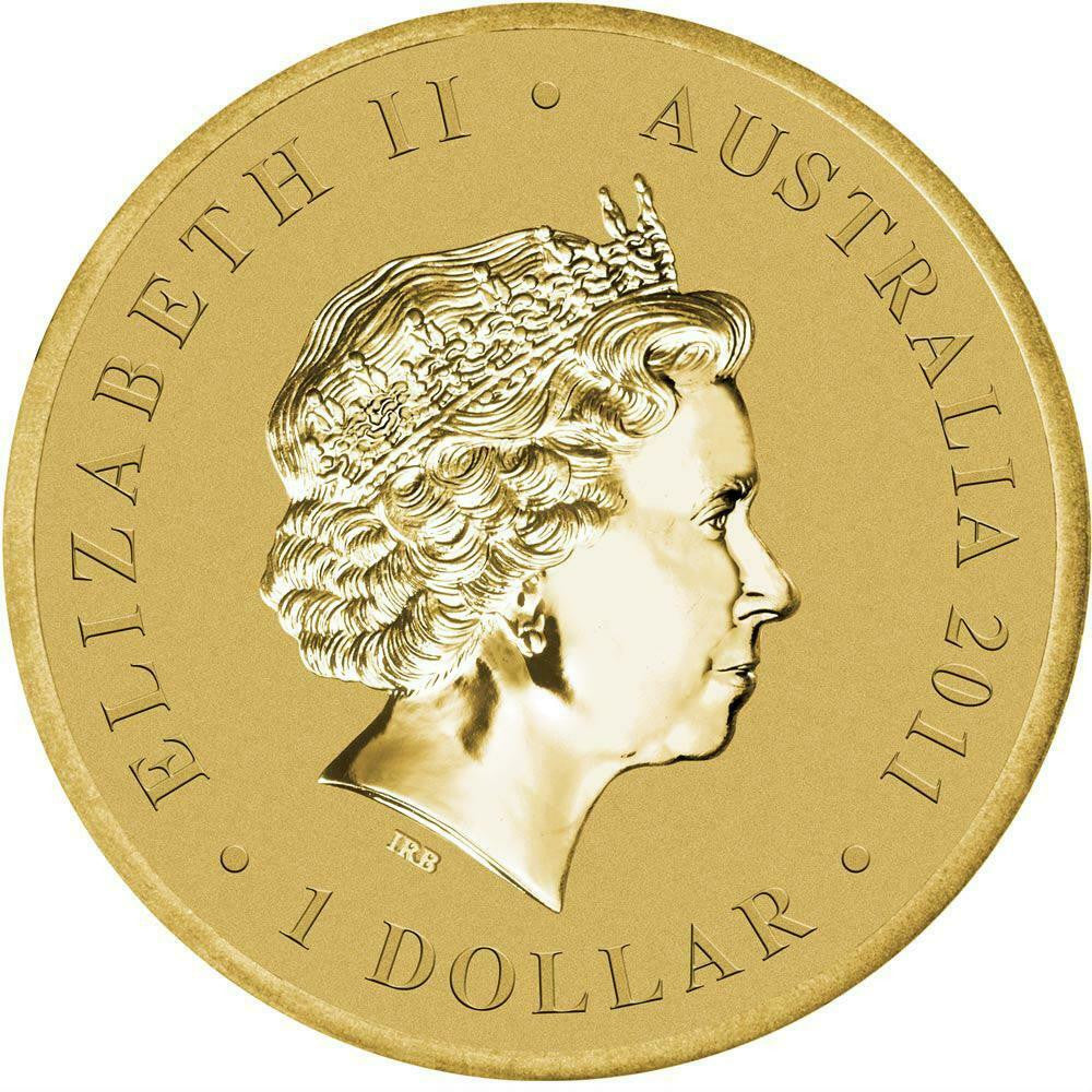 Australian Heritage Gift Perth Mint 2011 Baby Dingo 2011 Uncirculated $1 Coin
