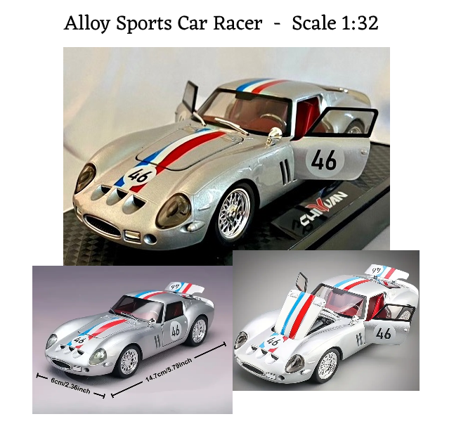 Collectors Alloy Sports Car - 1:32 Scale - Nice Gift