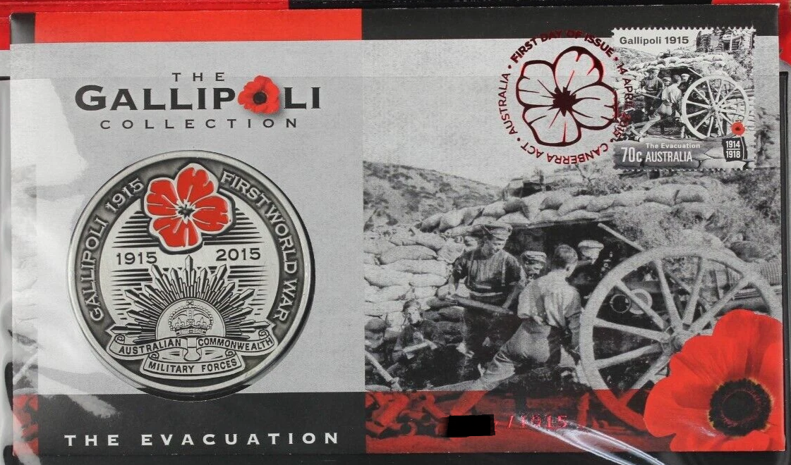 The Gallipoli Collection - 2015 Centenary of Gallipoli Commemorative 5 Medallion Set