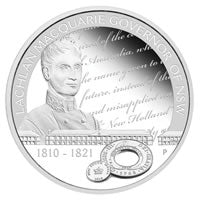 2010 Lachlan Macquarie 1oz Silver Proof Coin