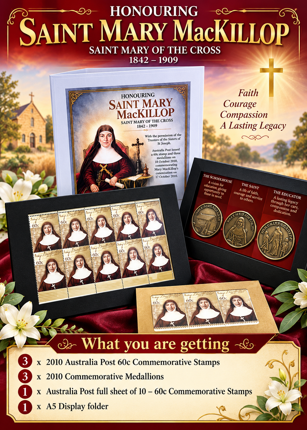 Remembering Australia's 1st Saint Mary MacKillop 1842 - 1909
