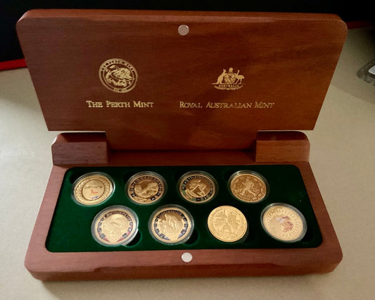 2000 Sydney Olympic 8 Gold Proof Collection – Aussie Heritage Treasures