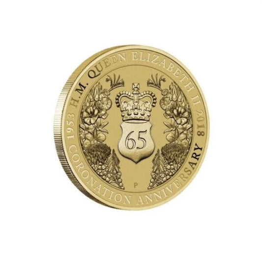2018 One Dollar Queen Elizabeth II 65th Anniversary of Coronation