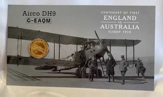 2019 Uncirculated One dollar Coin Centenary Of Flight 1919