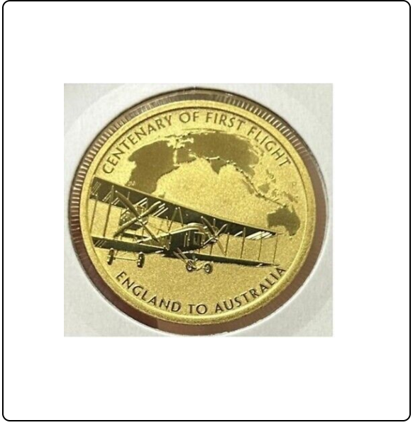 2019 Uncirculated One dollar Coin Centenary Of Flight 1919