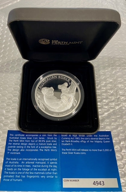 Perth Mint 2011 Australian Koala Proof Coin