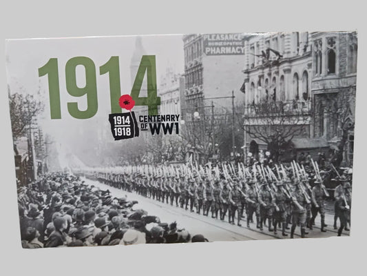 2014 Australia Centenary of World War I 1914–1918 Miniature Stamp Sheet