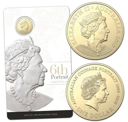 2019 $1 Uncirculated Coin – Sixth Portrait “Rare 2 head Coin