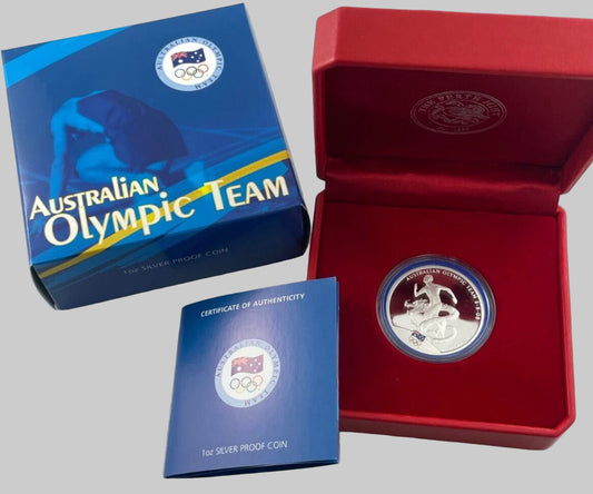 2008 Australian Olympic Team – 1 oz Silver Proof Coin