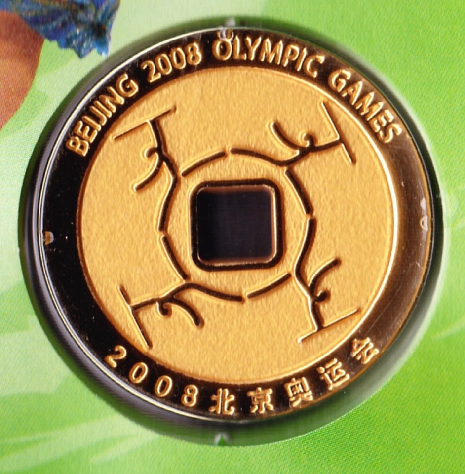 2008 Limited Edition Beijing Olympic Games Medallions Cover Free post