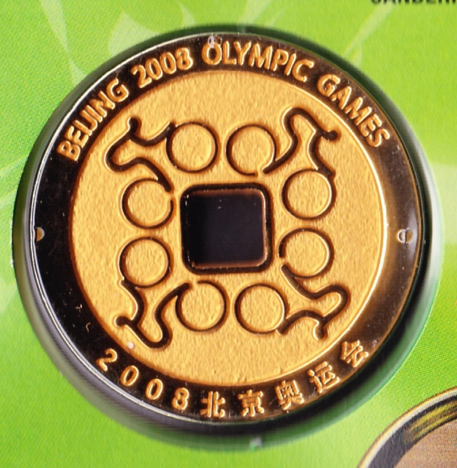 2008 Limited Edition Beijing Olympic Games Medallions Cover Free post