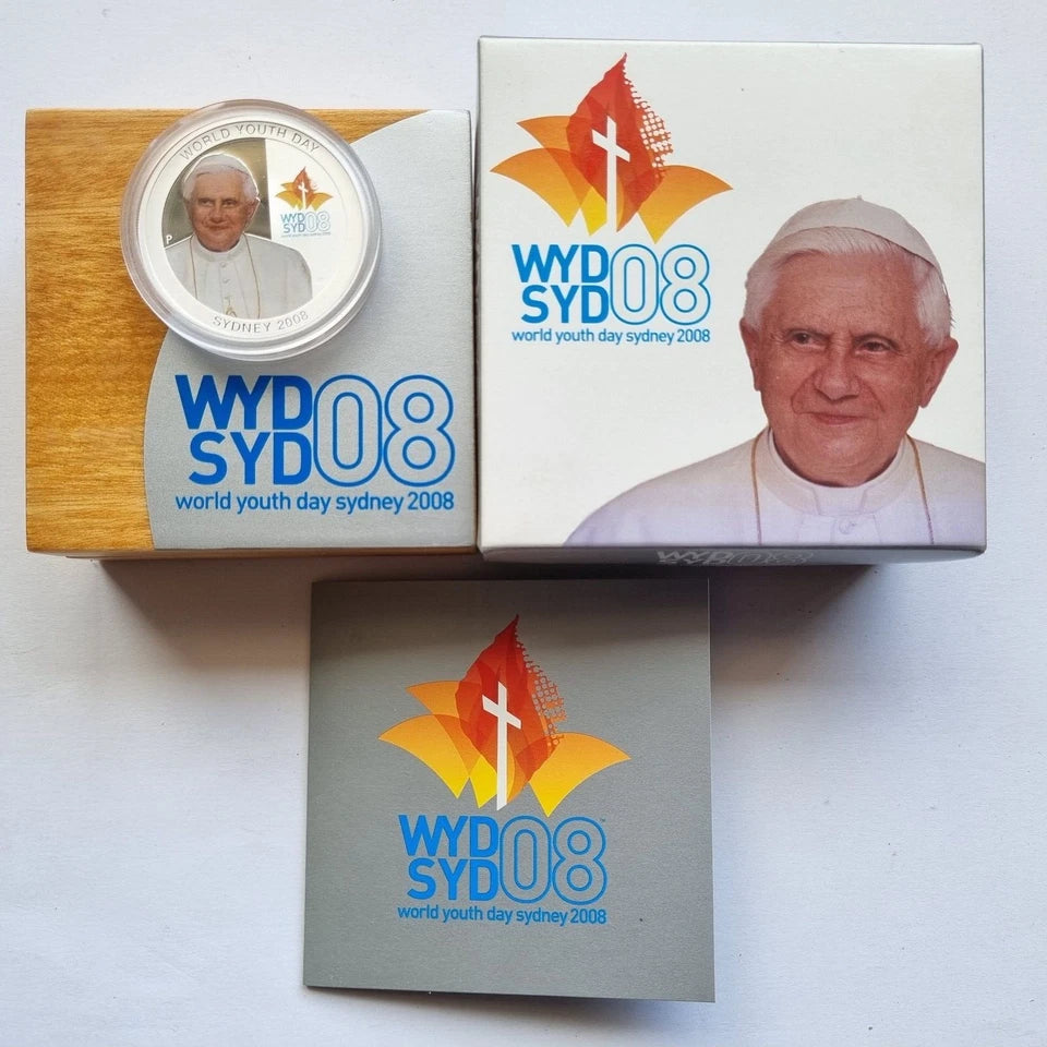 2008 $1 Silver Proof Coin – World Youth Day Sydney